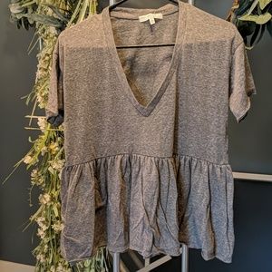 Truly Madly Deeply baby doll peplum shirt